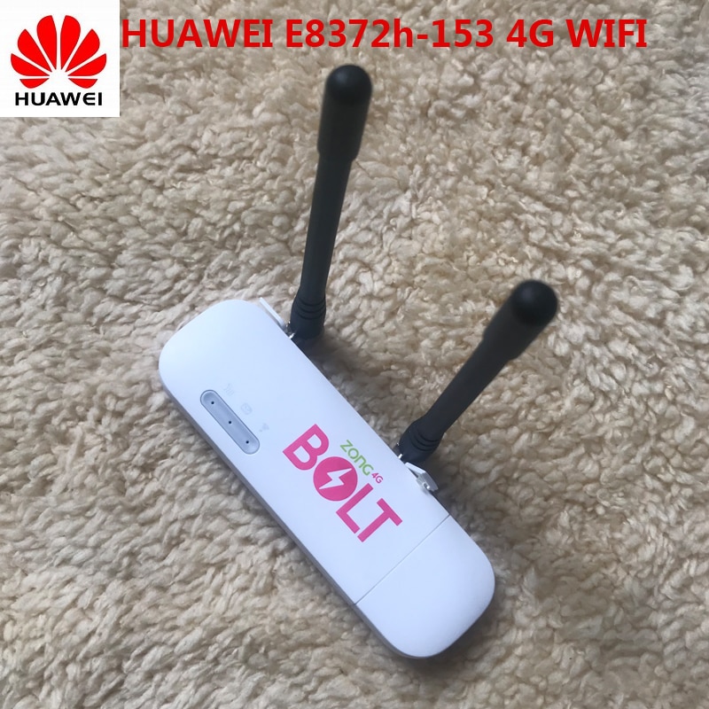 Unlocked Huawei E8372h-153 Wingle LTE Universal 4G USB MODEM WIFI Mobile Support 10 Wifi Users