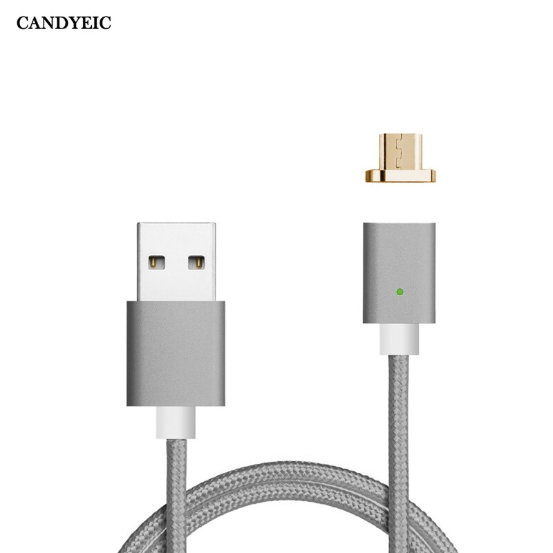 CANDYEIC Android Magnetic Micro USB Cable For Xiaomi 4 Redmi 5 4x 4a 3 Charging, Magnetic Cable For Redmi Note 5 pro 4x 4 Charge