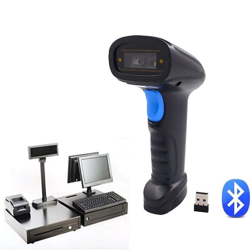 BWM3 Wireless Bluetooth 2D Barcode Scanner QR Data Matrix Handheld CCD Automatic Barcode Reader