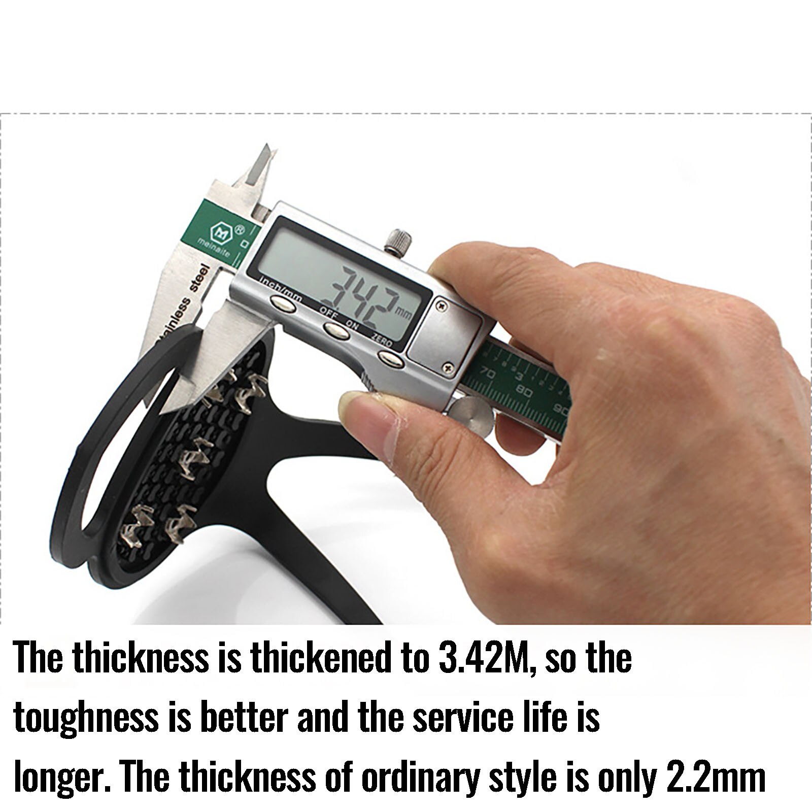 Sneeuw Studs Antislip Outdoor Klimmen Wandelschoenen Covers Ijs Spikes Grips Stijgijzers Voor Wandelen Outdoor Schoenen Covers Inlegzolen d07