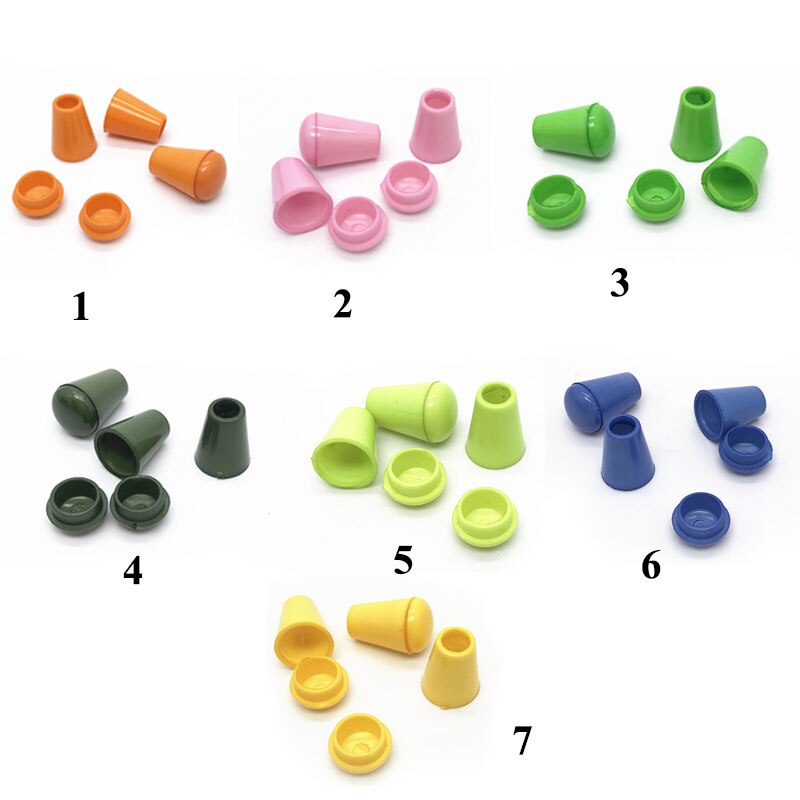 Meetee 50pcs Plastic Rope Stopper Cord End 14mm for Hat Clothing Pants Waist Belt Drawstring Rope Buckles DIY Accessories DY207: 1-7 color tell me