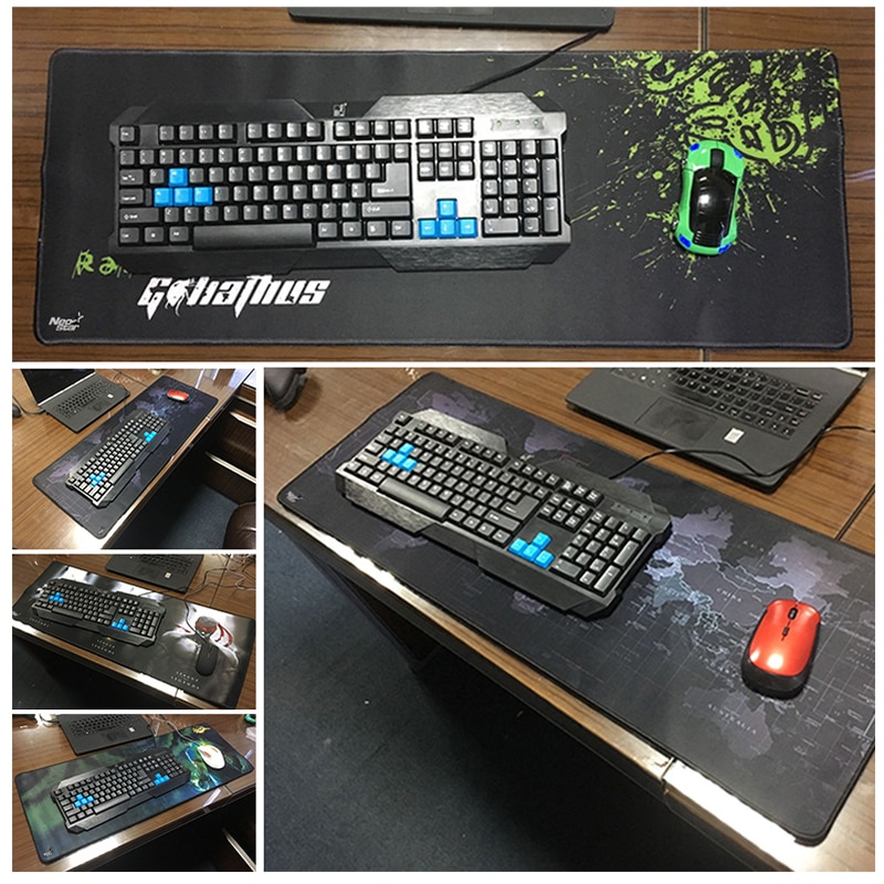 DATA FROG Gaming Mouse Pad Computer Gamer Big Mouse Mat Anti-slip Keyboard Mousepad Mats For PC Laptop Desk Resting Surface Mat