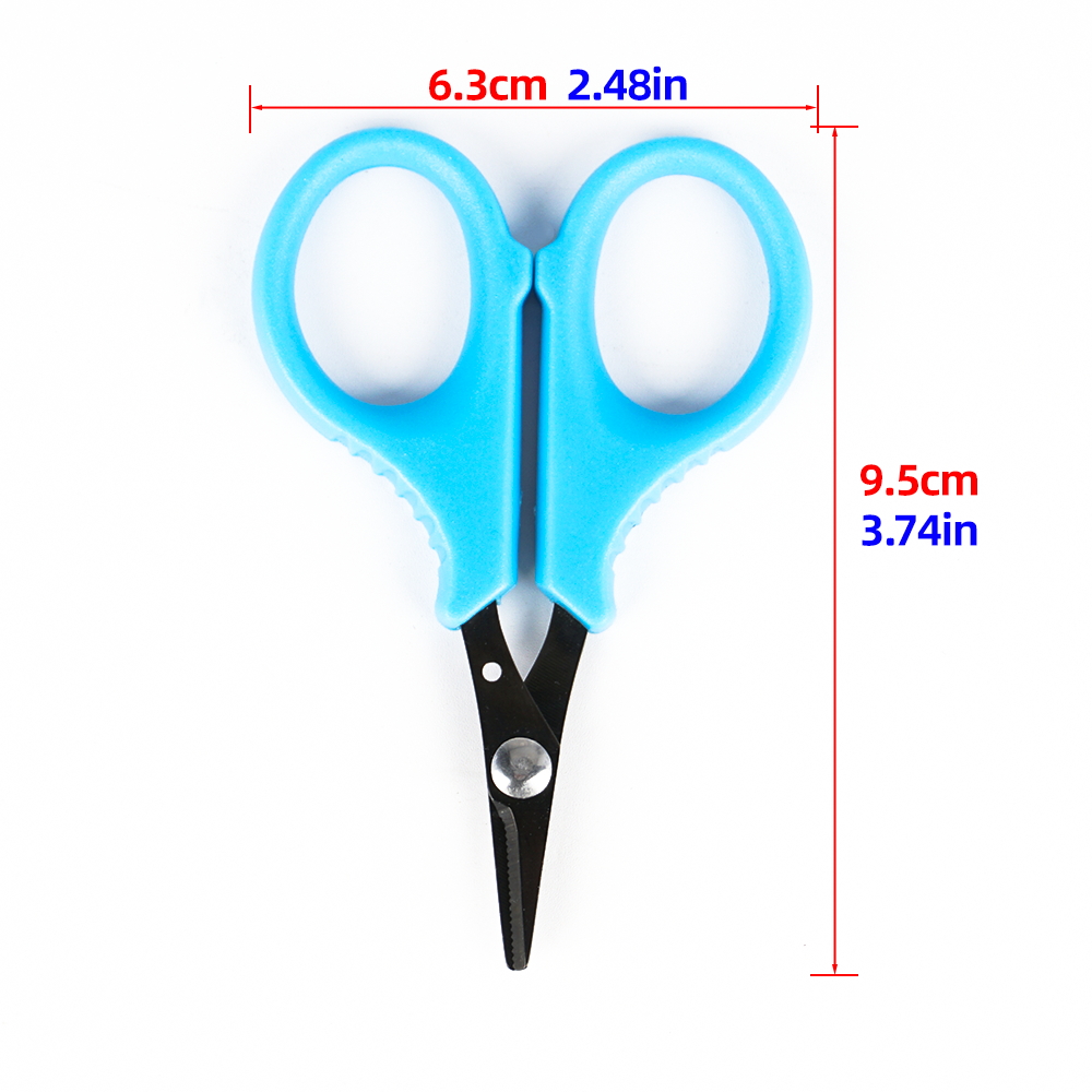 Hirisi-tijeras de pesca multifunción portátiles, tijeras de acero inoxidable, línea trenzada de Pe cortada, accesorios de herramientas de pesca de carpa BT59