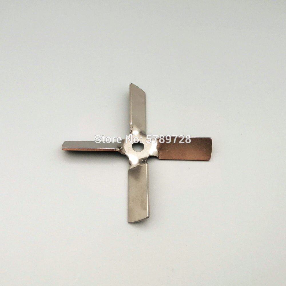 For lab mixer equipment 1pcs 304 stainless steel Four-blade propeller,Stirring push up the material cross paddler