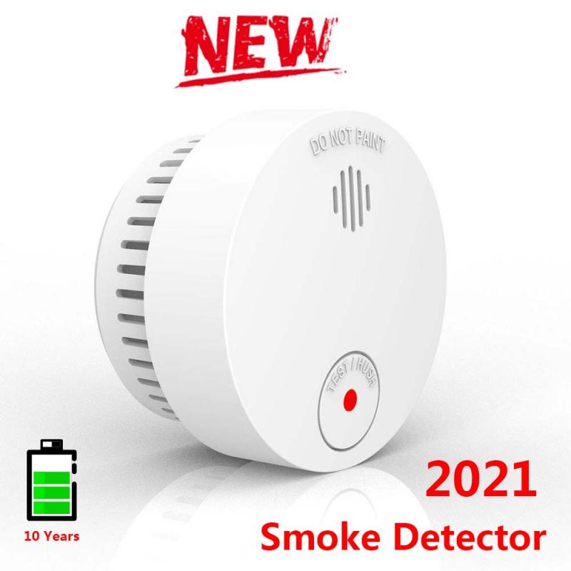 Smoke Smart Alarm Detector Voice Warn Smart Home Security Protection Alart High Sensitive Infrared Photoelectric Sensor
