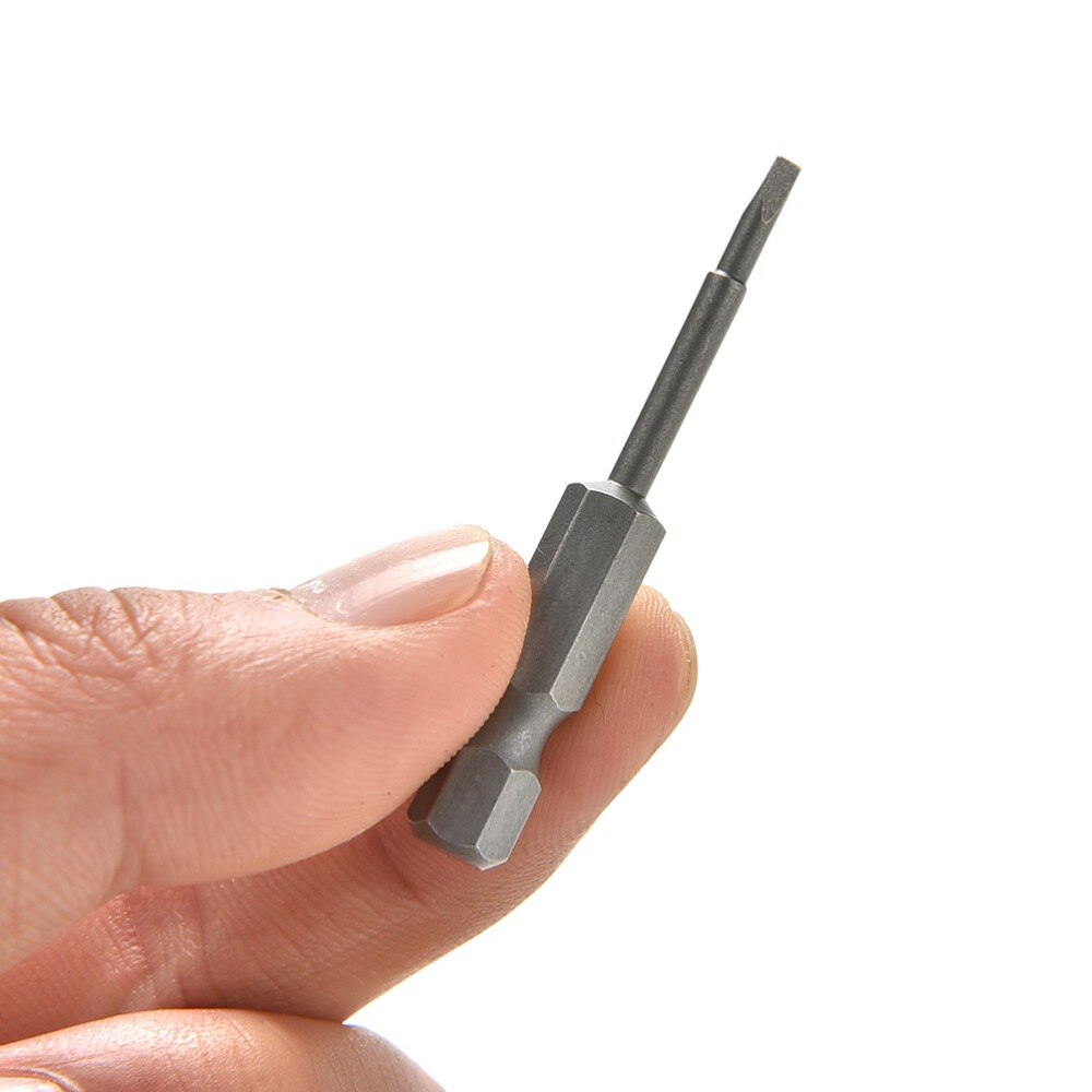 Elektrische schraubendreher kopf 5 stücke S2 Legierung Stahl Dreieckigen Schrauben Bits Magnetische Schraubendreher bisschen Anti Unterhose Dreieck Schraube Kopf