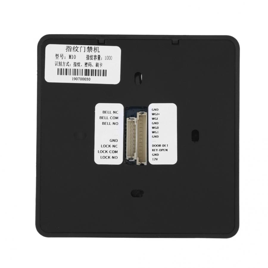 Mini Fingerprint ID Card Password Door Access Control Machine with LCD Screen Door Entry System Home Office Security Accessories