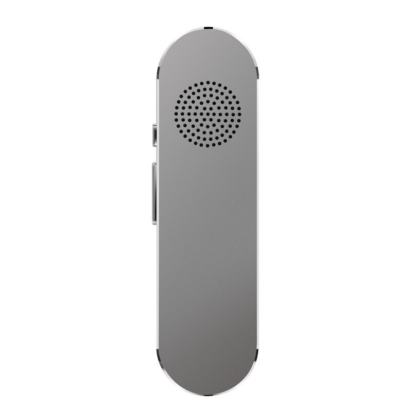 Portable Smart Stimme Übersetzer Bluetooth Drahtlose Zwei-weg Echt-Zeit 68 Multi-Sprache Stimme Text Translatior Für android IOS: Grey