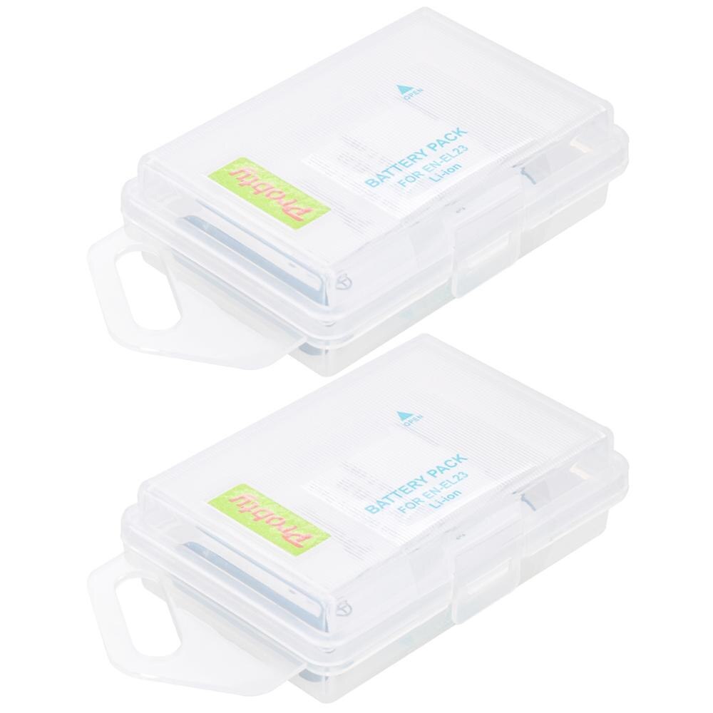 Batería de 1850mah para Nikon EN EL23 EN-EL23, cargador Dual Compatible con Nikon Coolpix P600 P610 B700 P900 S810c