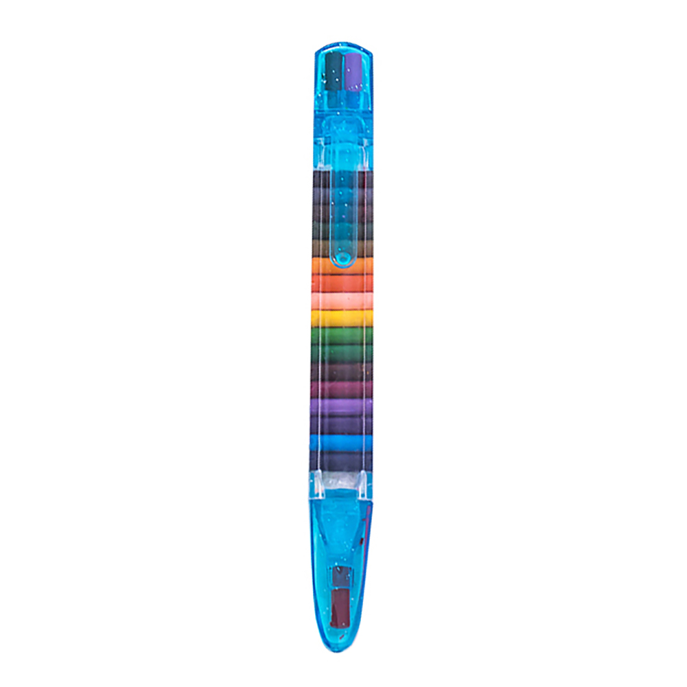20 farver sikre giftfri børn maleri legetøj graffiti pen olie pastel voks farveblyant papirvarer diy: 1 stk
