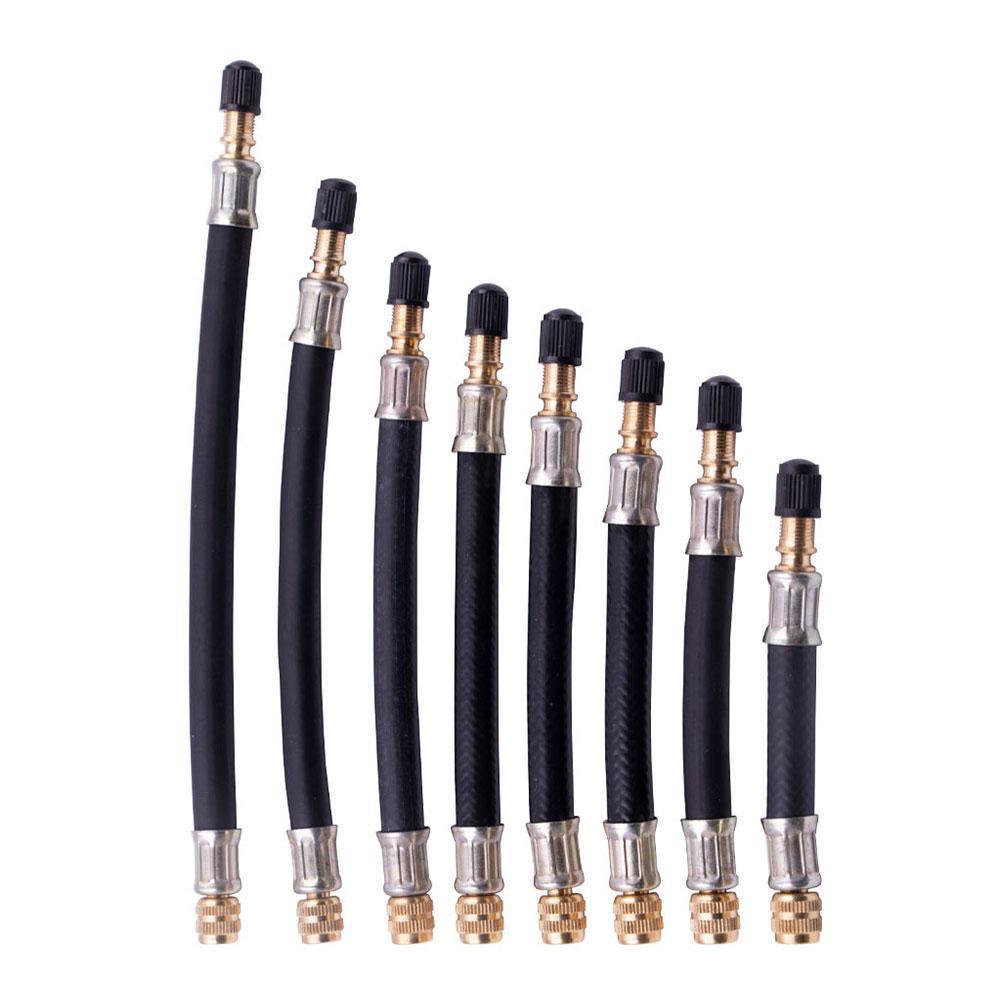 Opblaasbare Buis Verlengstuk Diverse Gevlochten Flexibele Slang Ventiel Rubber Slang Staaldraad Auto Wielen Band Ventiel Adapter