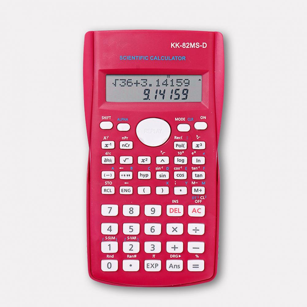 Student Calculator 2-Line LCD Screen Multiple Models Plastic Mathematical Mini Electronic Calculator for School