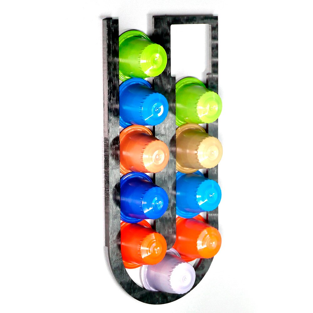 Nespresso Capsule Storage Coffee Pod Capsules Holder Nespresso Espresso Capsule Holder Stand Capsules Storage For Nespresso: Black