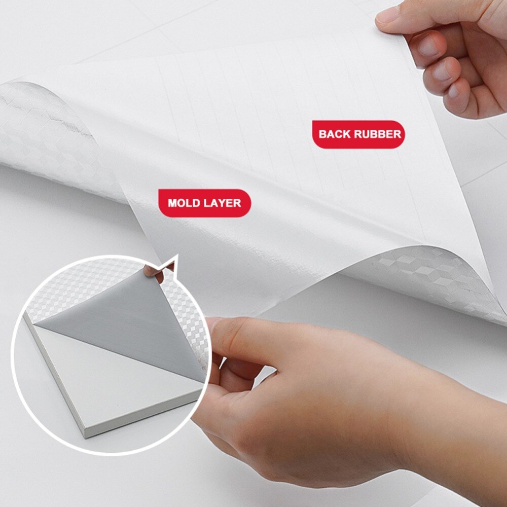 Wielowarstwowa kuchnia olejoodporne naklejki wodoodporne folia aluminiowa kuchenka robić gotowania szafka samoprzylepna naklejka na ścianę tapety zrób do Sama