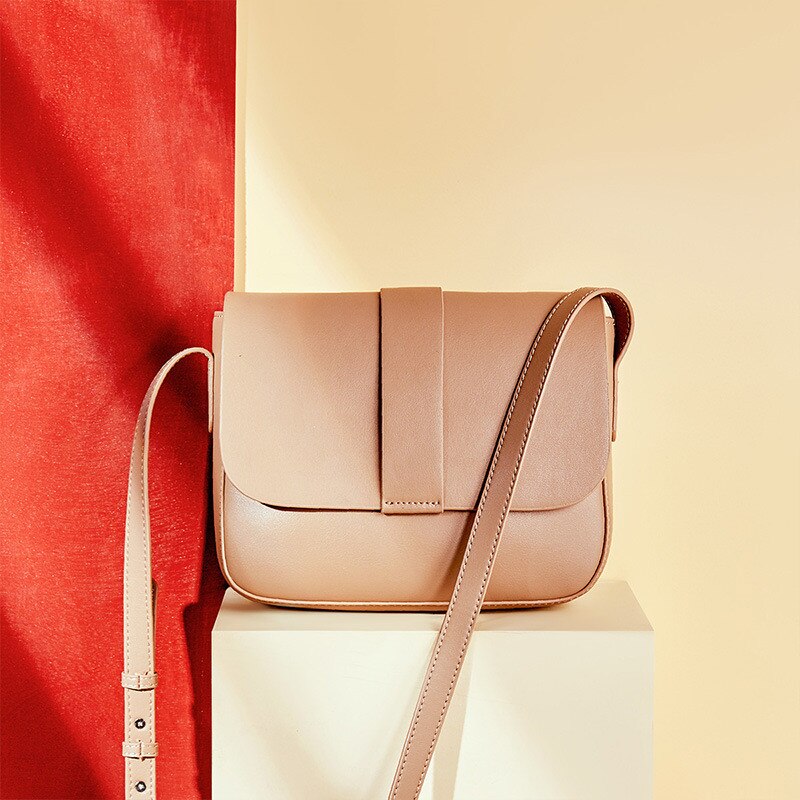 Style Feminine Style Retro Texture Small Square Bag Single Shoulder Bag Messenger Bag Lady Bag