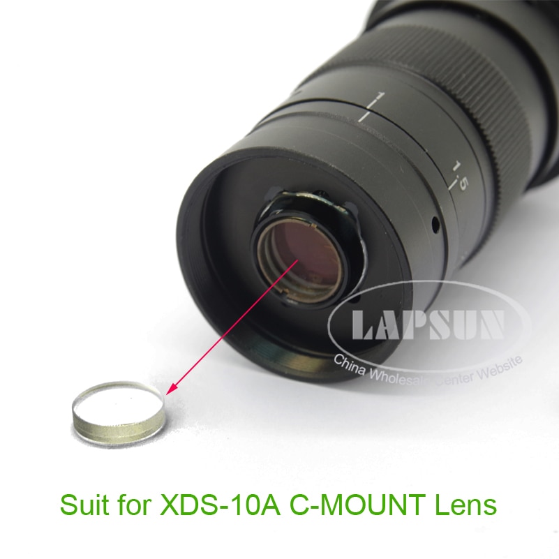 Bottom Optical Glass Lens Replace for XDS-10A C-MOUNT Lens or Stereo microscope Objective