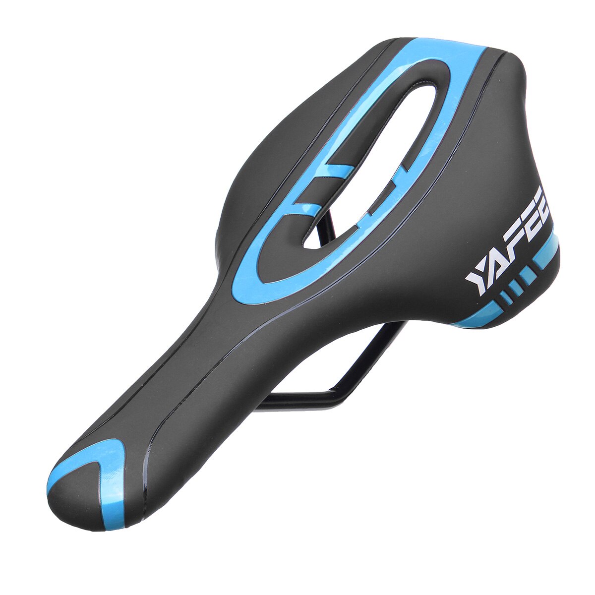 Road mtb gel comfort sadel cykel cykel cykelsits kudde: Blå