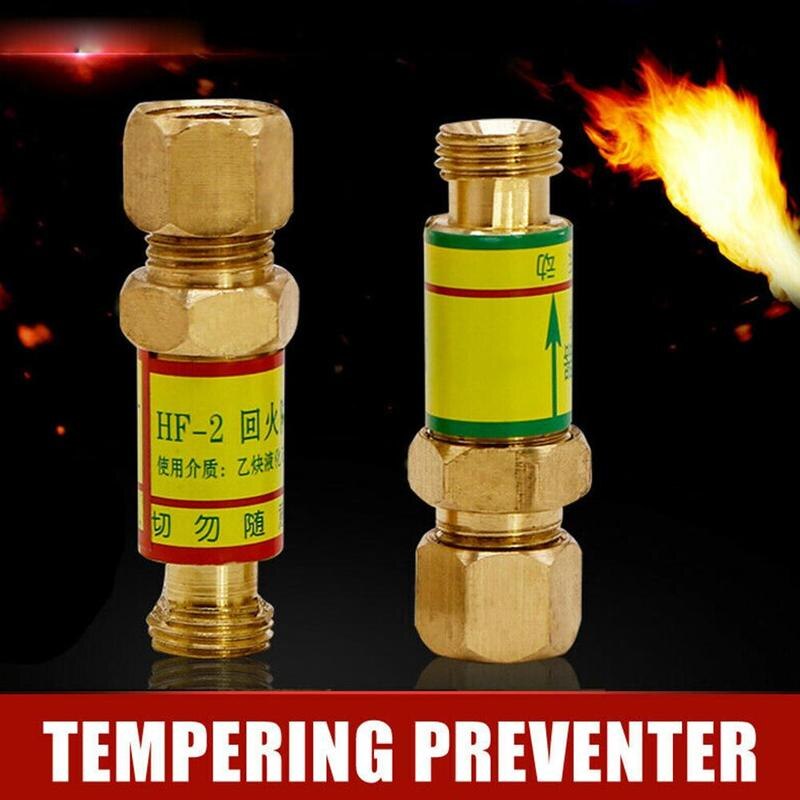 1piece Gas Cutting Gas Welding Accessories Acetylene Propane Gas Petroleum Liquefied Tempering Valve Tempering Preventer Ga R2O5