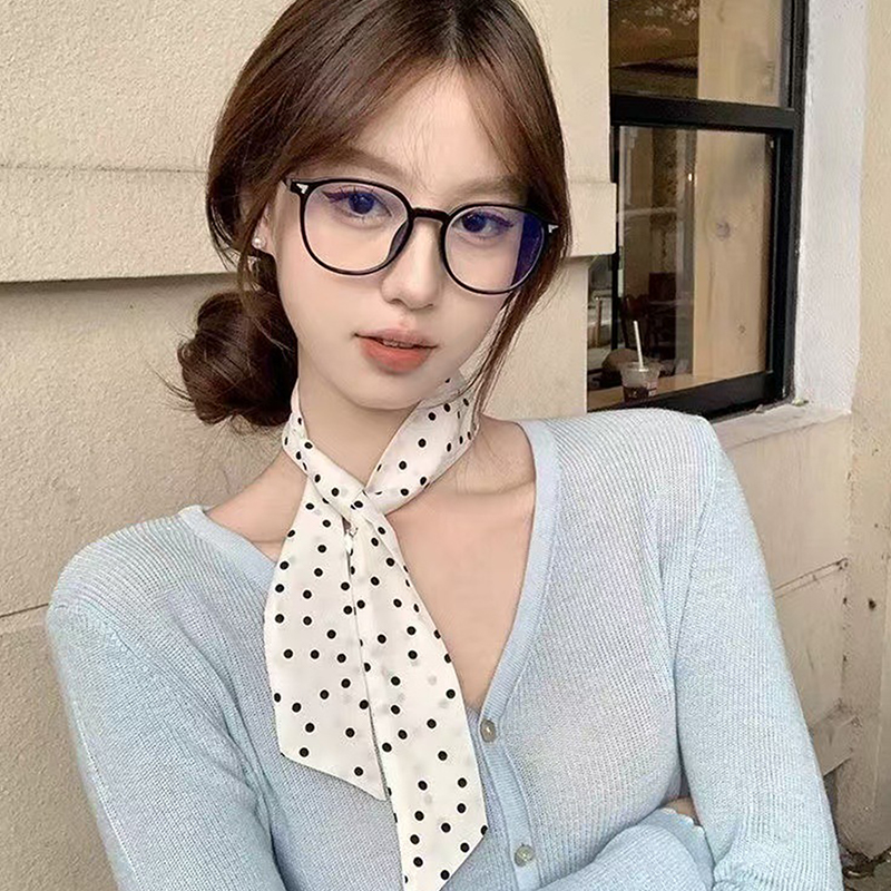 Leopardprintet taske skinny silketørklæde til kvinder luksuriøse foulard kvinders hovedtørklæder med bindebånd