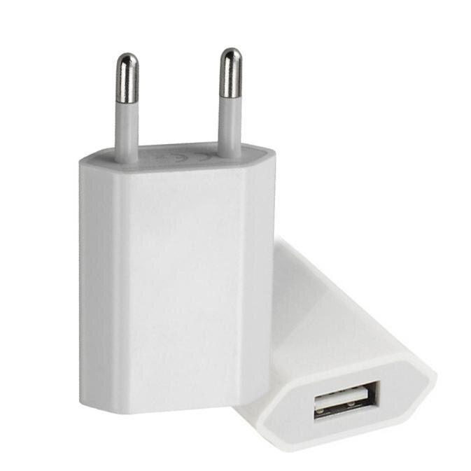 européenne prise ue USB AC voyage mur chargeur chargeur adaptateur secteur pour Apple iPhone 6 6S 5 5S 4 4S 3GS #30: WHITE