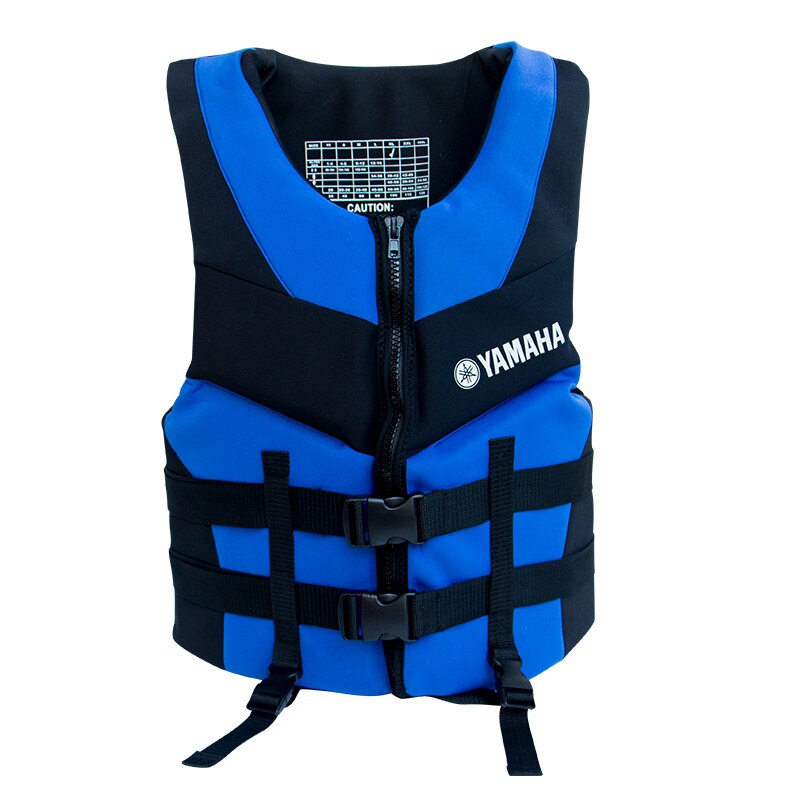 Adult life jacket floating buoyancy vest wetsuit drift vest vest sea fishing dragon boat men and women life vest: Blue / XL 50-70kg
