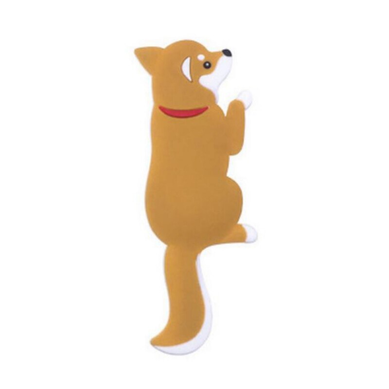 Lindos ganchos de cola para perros, ganchos de Metal para puerta de pared de cocina, ganchos para llaves, decoración magnética para puerta de baño