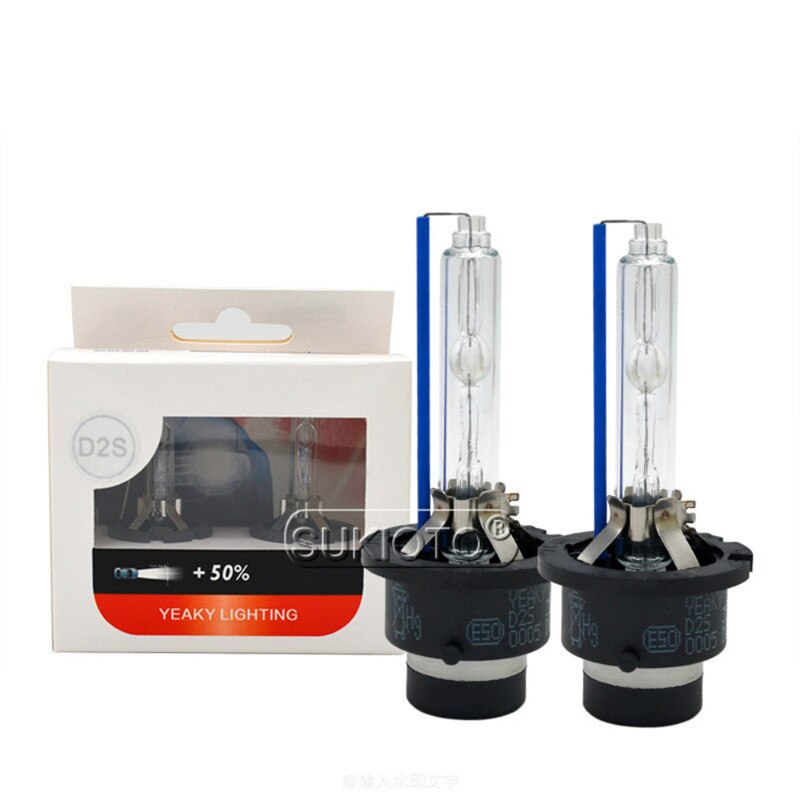 SUKIOTO Premium HID Bulb 35W Yeaky Xenon D2S D2R D4R D4S Car Light Bulb Lamp D1S 4500K 5500K 6500K D3S Xenon Auto Headlamp Bulbs