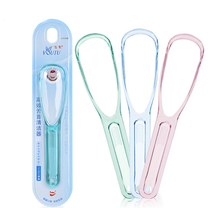 3 Pcs Tongue Cleaner Bad Breath Away Hand Scraper Brush Silica Handle Oral Hygiene Dental Care Cleaning