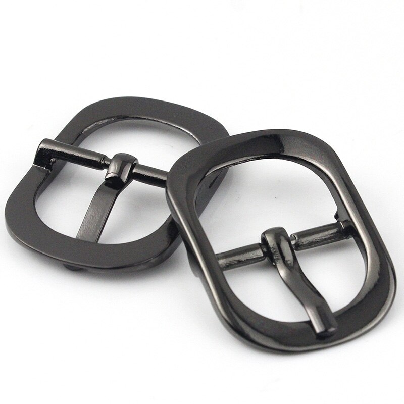 Metal Tri Glide Belt Buckle Middle Center Bar Single Pin for Leather Craft Bag Strap Garments bridle halter Harness adjustment: gun metal