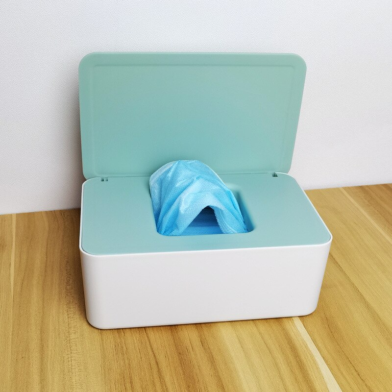 Tissue Doos Natte Doekjes Dispenser Houder Droog Nat Tissue Paper Case Box Doekjes Servet Opbergdoos Houder Container Met Deksel stofdicht: 5