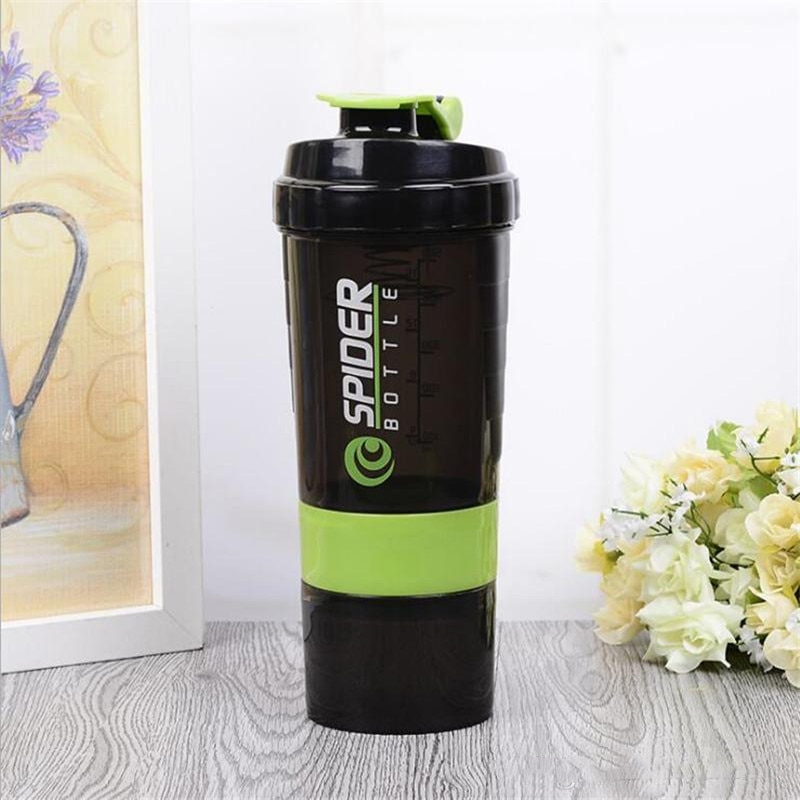 500ml Eiwit Shaker Blender Mixer Cup Sport Workout Fitness Gym Training Multifunctionele BPA Gratis Shaker Fles Water Container