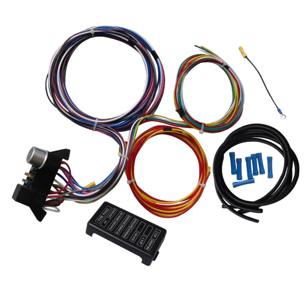 12 Circuit Wiring Harness Kit Wiring Harness Muscle Car XL Wires