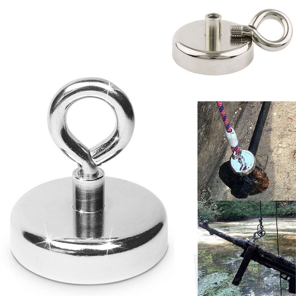 25# Strong Powerful Round Neodymium Magnet Hook Rescue Magnet Fishing Equipment Hold Salvage Magnet Sea Fishing Bracket