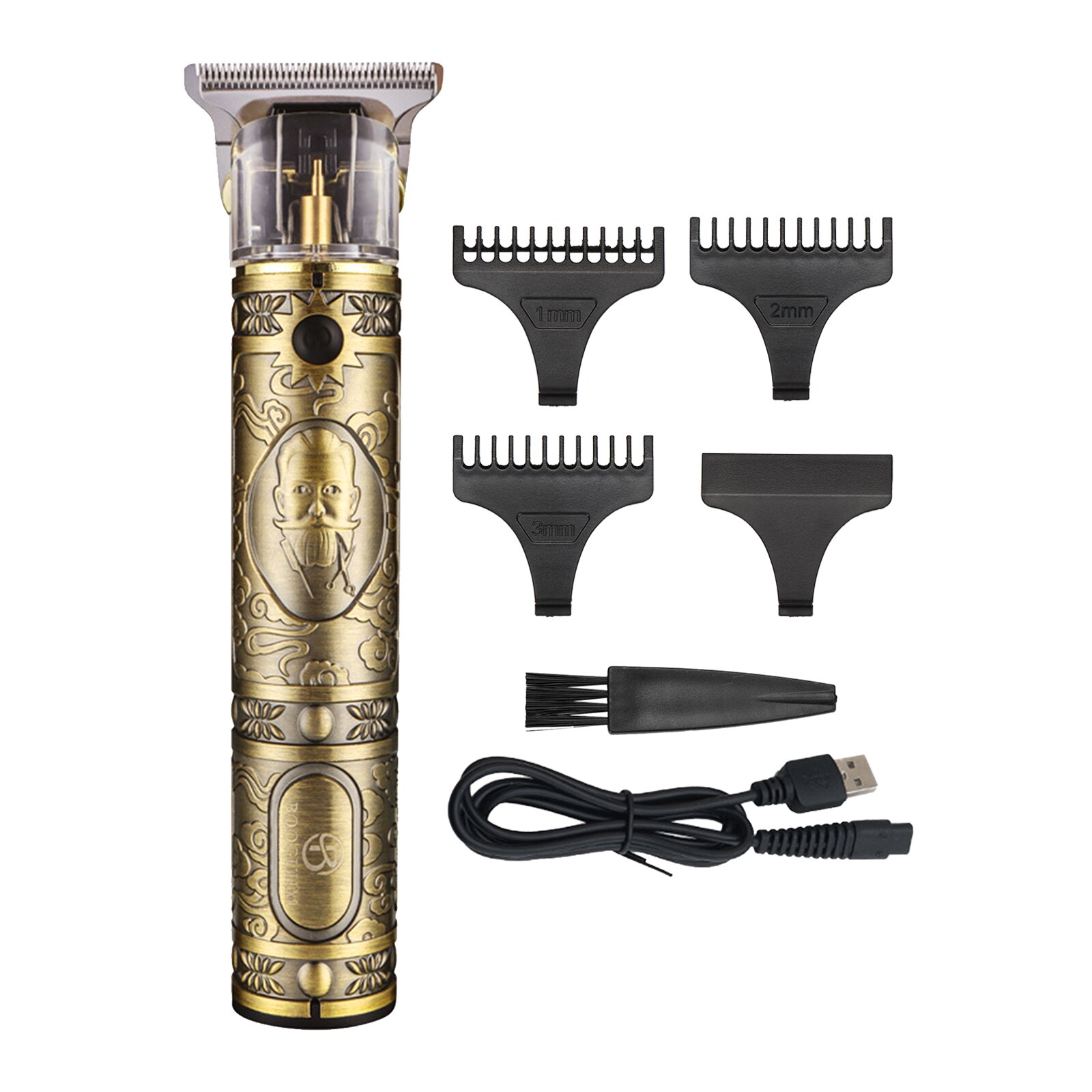 Hair Trimmer Clipper air Clipper Electric Trimmer Baldheaded Barber Cordless Hair Cutting Beard: H45040BR-2