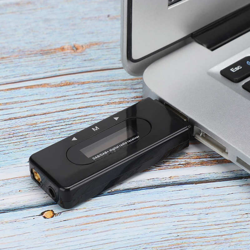 Receptor de Radio Digital Plug and Play con antena DAB/DAB + receptor de Radio USB adaptador transmisor FM