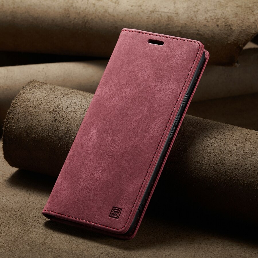 Wallet Magnetic Flip Leather Case For Google Pixel 6 Google Pixel 6 Pro Anti-theft Brush Google Pixel 6 Pro Anti Phone Case: Google Pixel 6 / Red