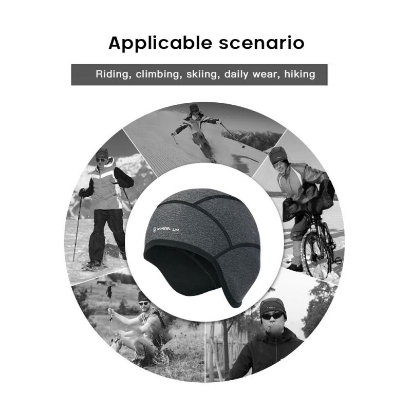 Winter Mountaineering Headgear Windproof Warm Breathable Hood For Skiing Riding Headgear Polar Fleece Hood With Glasses Hole