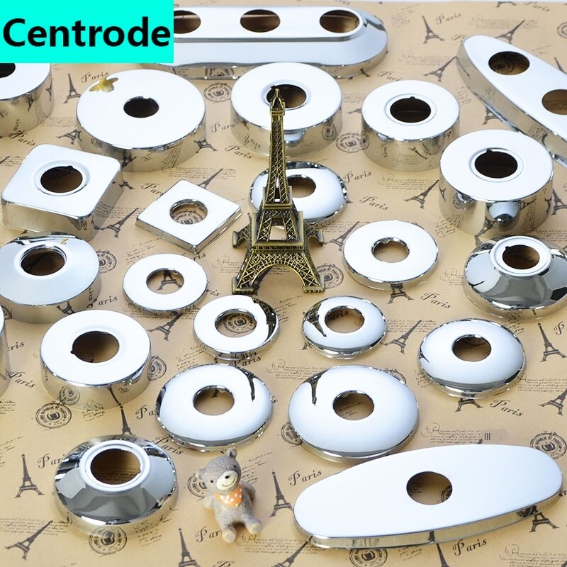 Rvs Kraan Decoratieve Cover Verhogen Met Hoge Diepte Driehoekige Valve Douchekraan Cover