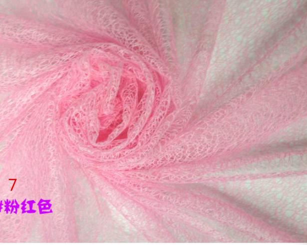 160*50 cm Mesh Gaas Kaasdoek Wraps met Matchende Bloem Hoofdband Volledige Set Voor Pasgeboren Fotografie: 07