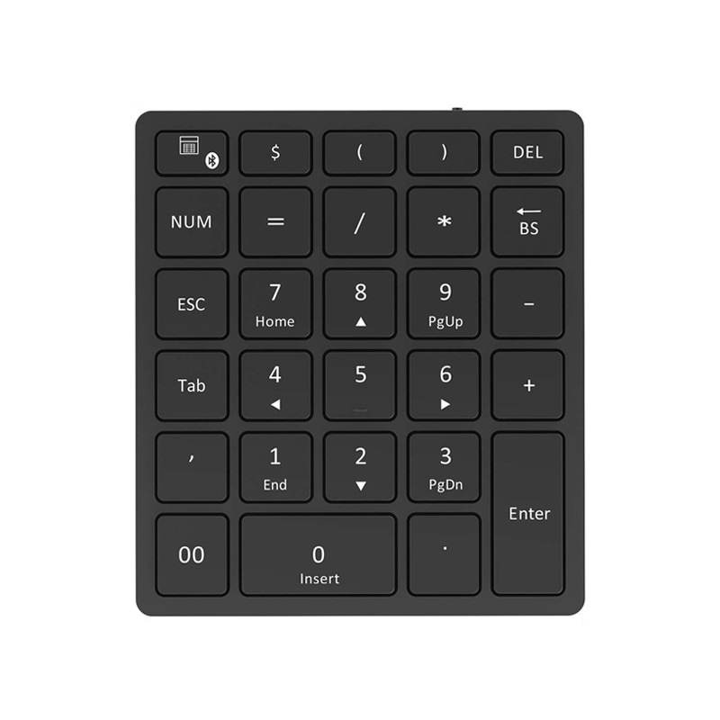 TANSOOM Bluetooth numeric keypad 28keys for Tablet Laptop Notebook PC Desktop for ios windows7/8/9/10