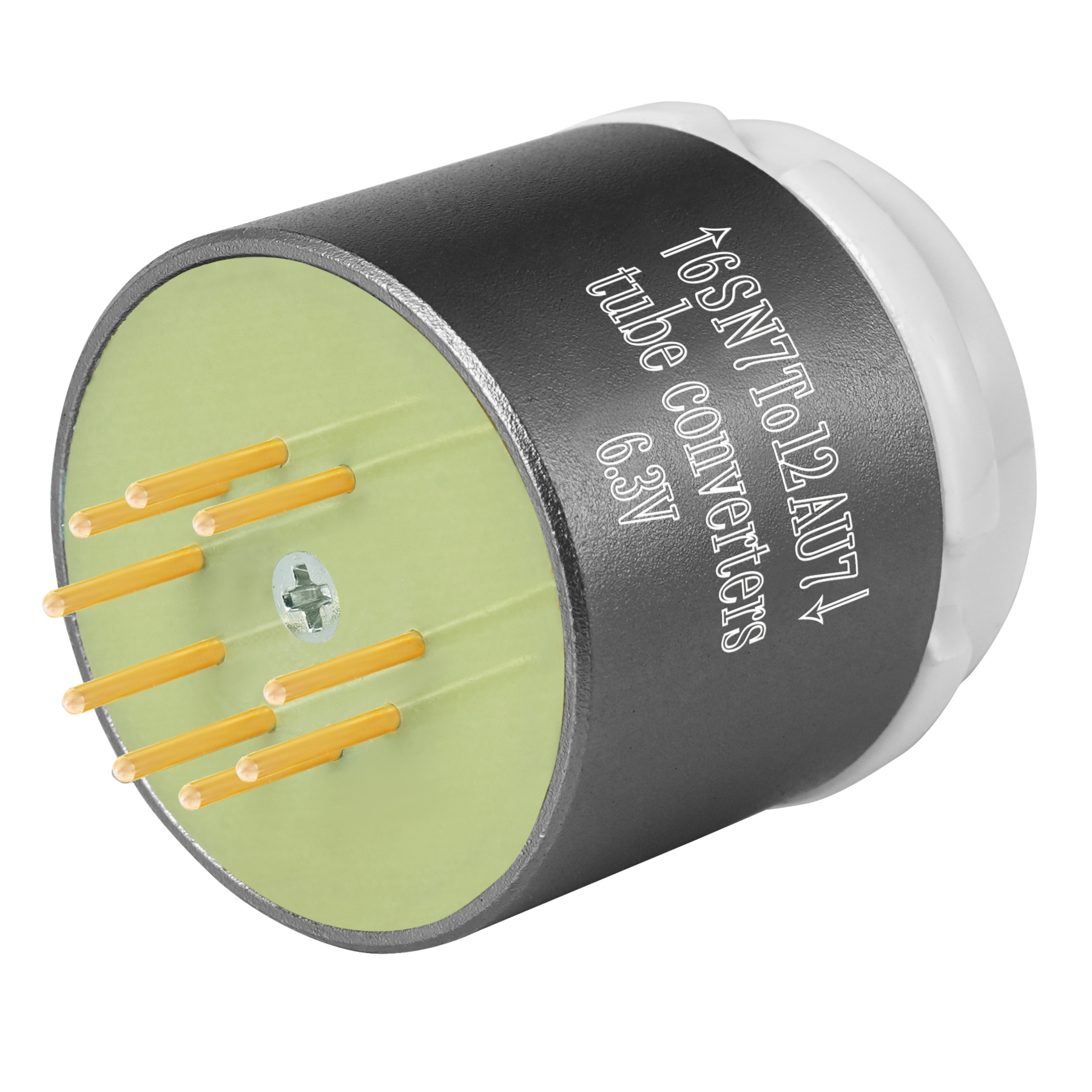6SN7 CV181 a ECC83 12AX7 ECC82 12AU7 ECC81 12AT7 7025 CV4003 CV4004 5751 Adaptador de enchufe de conversión de amplificador de tubo de vacío 6,3 V o 12,6 V