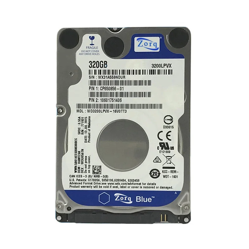 Hdd 80Gb 160Gb 240Gb 320bg 1Tb 2Tb 4Tb Interne Harde Schijf Notebook Laptop Desktop 2.5 "Sata2 5400-7200Rpm 500Gb 750Gb Harde Schijf
