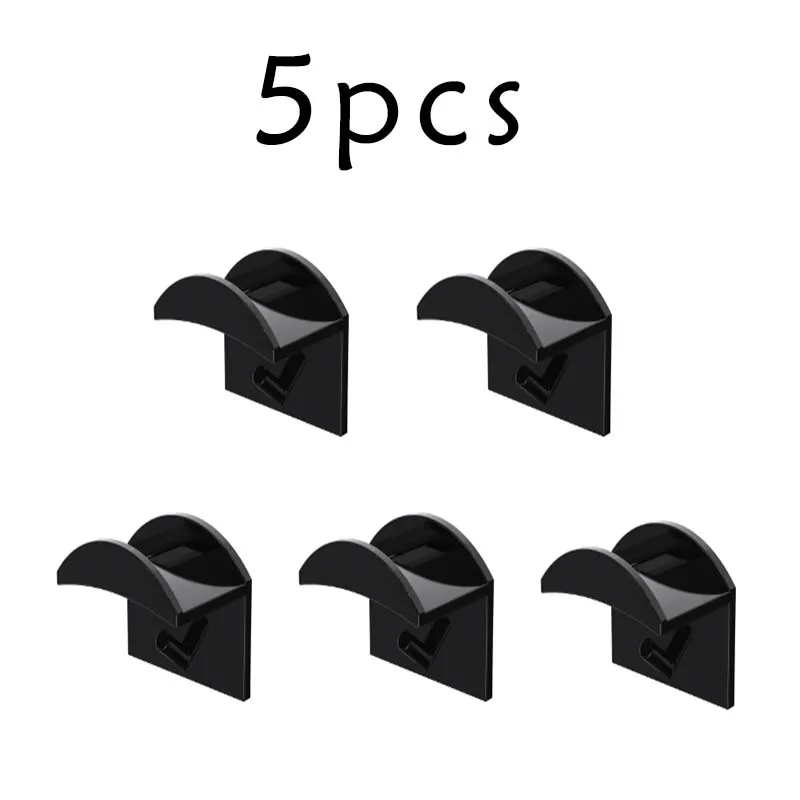 Estante de pared flotante para sombreros, gancho de montaje, accesorios de baño, estante para gorras de béisbol, organizador de almacenamiento, estante para abrigos, casas: Negro