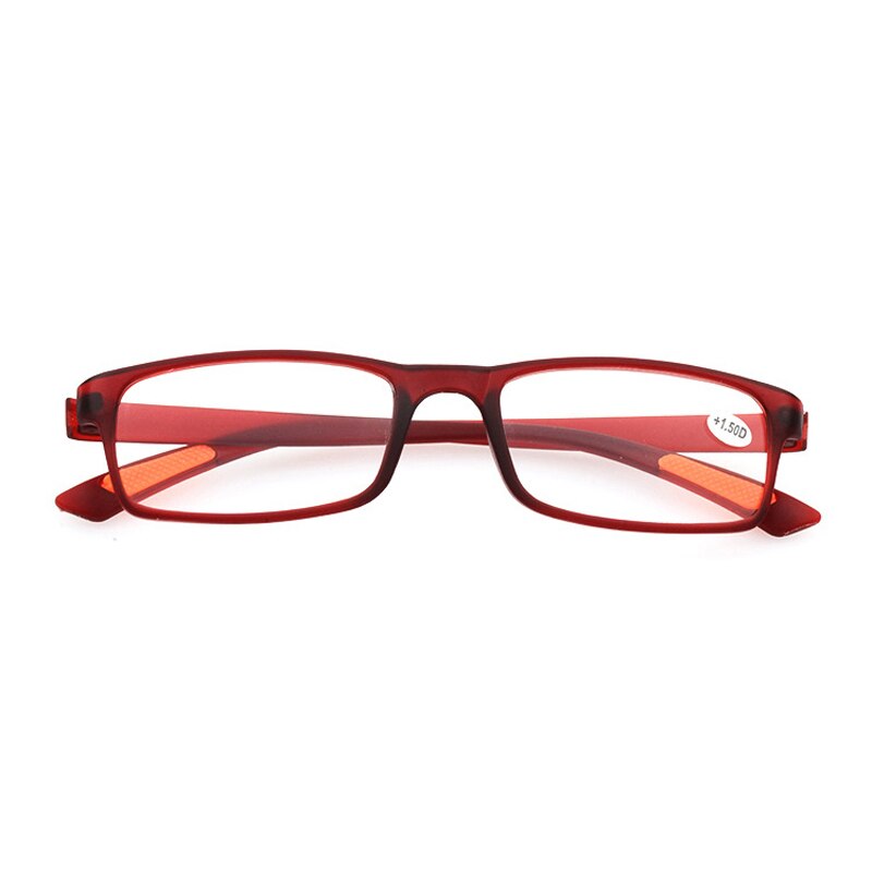 Gafas de presbicia súper ligeras Occhiali Da Lettura + 1,00 + 1,50 + 2,00 + 2,50 + 3,00 + 3,50 + 4,00 puntos de dioptría TR90 gafas de lectura: +250 / Wine Red