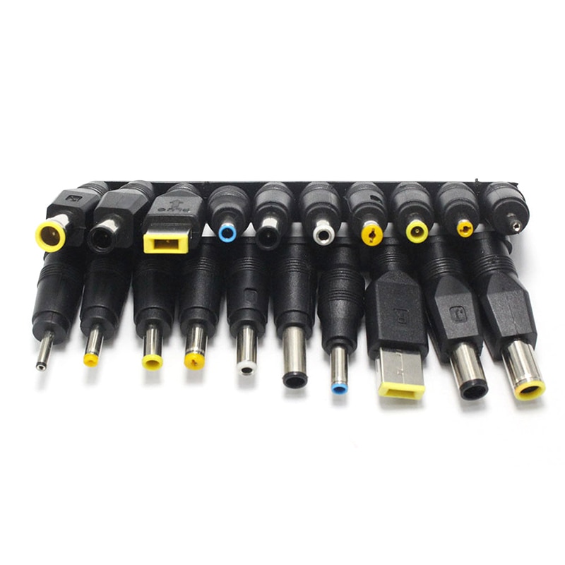 10 embouts prise universelle cc 5.5mm x 2.1mm connecteurs chargeur convertisseur adaptateur pour ordinateur portable: Default Title