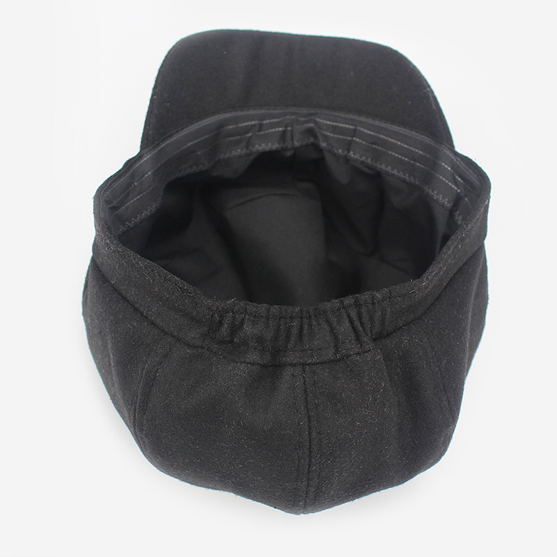 Retro vinter kvinnlig basker duckbill murgröna keps kvinna flicka platt cabbie newsboy varm hatt svart / vin konstnär bomull kvinnor hatt