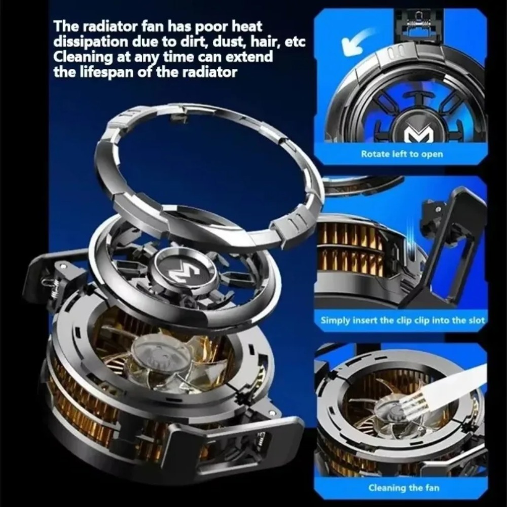 Universal- 2 in 1 Telefon Kühler Halbleiter Kühlung Magnetische Zurück Clip CX08 CX07 Fan einfrieren Kühler für iPhone iOS Android PUBG