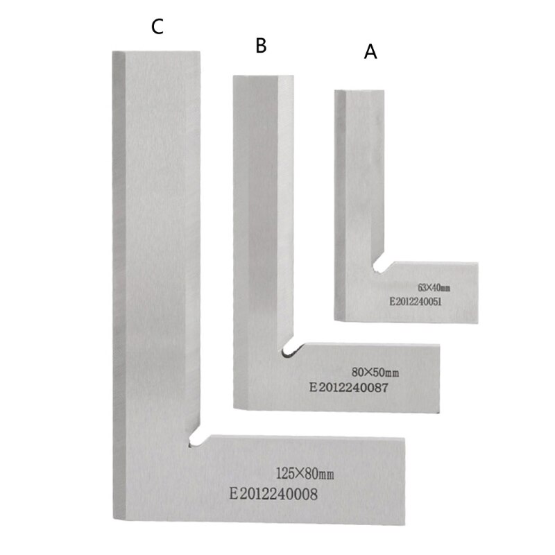 Machinist Precision Knife Square Ruler 90 Degree Right Angle Ruler Ground Steel Hardened with Knife Edge Engineer Measuring Tool