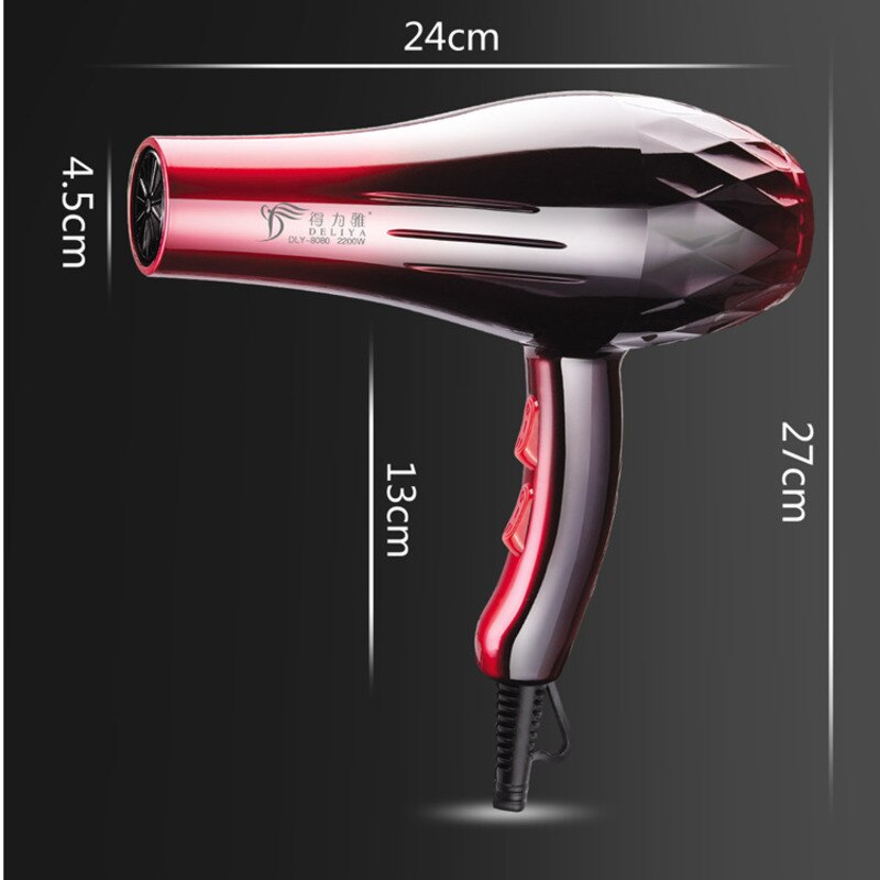 Mit EU Stecker 2200W Heißen Und Kalten Wind Haar Trockner Fön Fön Styling Werkzeuge Für Salons & Haushalt verwenden secador de cabelo