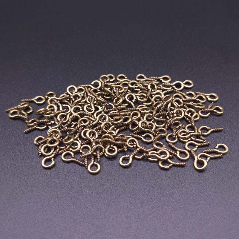 Tornillos pequeños para uñas de oveja, accesorios de joyería con cuentas, 4x8/5x10mm: Bronze / 4x8mm 150pcs